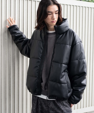 PUパファーブルゾン