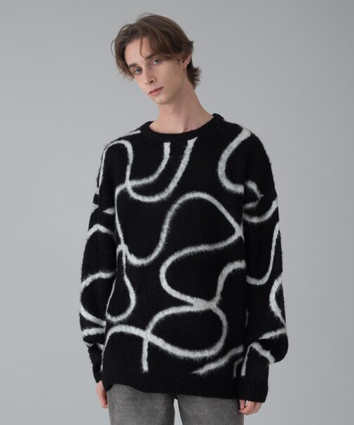 ファジーパターンプルオーバー