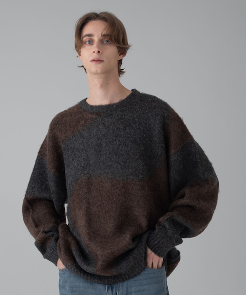 ファジーパターンプルオーバー