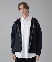 フェイクスウェードZIPパーカー