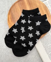 モチーフ総柄ショートソックス