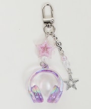 オーロラクリアヘッドホンキーホルダー