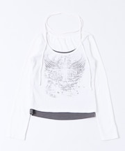 チョーカーツキレイヤードトップ