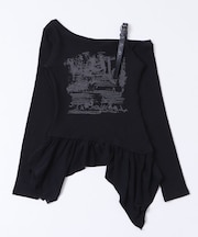 ショルダーベルトイレヘムトップ