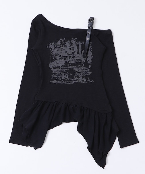 ショルダーベルトイレヘムトップ