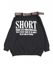 ベルトオフショルロゴニット