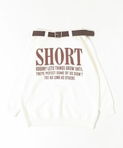 ベルトオフショルロゴニット