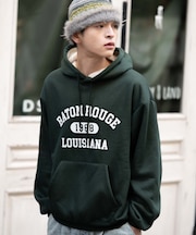 カレッジロゴボアパーカー