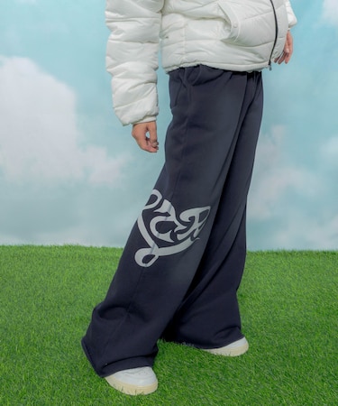 ハートモチーフスウェットパンツ