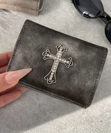 ラインストーンクロスウォレット