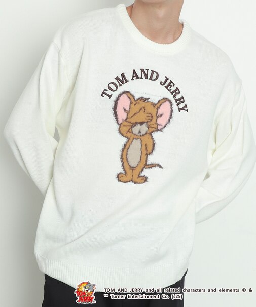 JERRY シャギージャガードニット