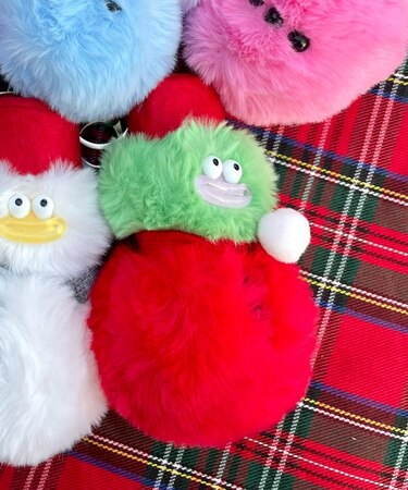 BIG雪だるまモンスターぬいぐるみキーホルダー