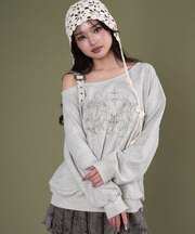 ベルトショルダーグラフィックスウェット