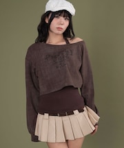 エイジドオフショルダースウェット