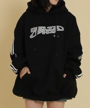 2ラインロゴビッグパーカー