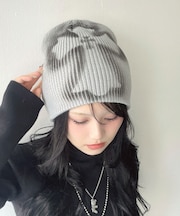 クロススプレープリントビーニー