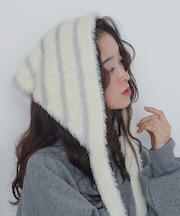 ボーダーニットバブーシュカ