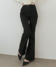 ストレッチフレアデニムパンツ