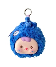 ぷっくりフルーツフェイスぬいぐるみキーホルダー