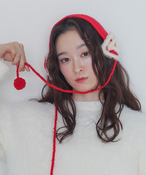 ハートニットイヤーマフ｜ウィゴーの通販｜&mall（アンドモール）三井