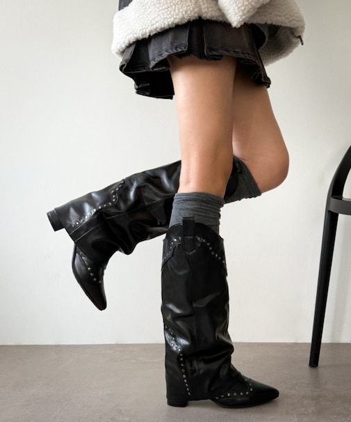 ウエスタンカバーロングブーツ