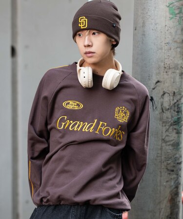 ショートドロストラインプルオーバー