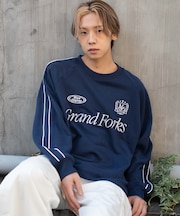 ショートドロストラインプルオーバー