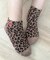 レオパード刺繍ロゴショートソックス
