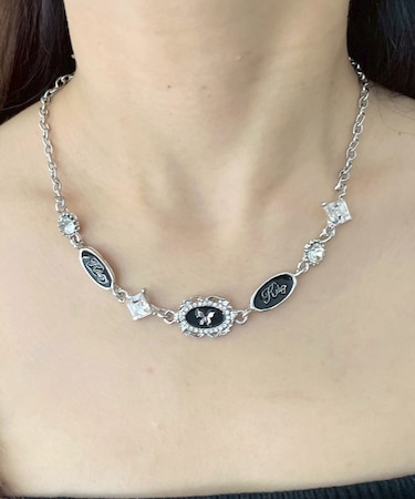 Lパーツモチーフネックレス