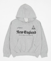 グラフィックバルーンクロップドプルパーカー