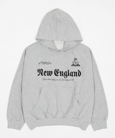 グラフィックバルーンクロップドプルパーカー