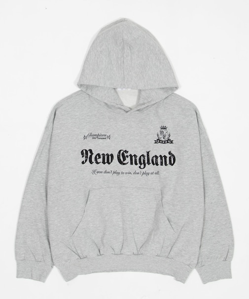 グラフィックバルーンクロップドプルパーカー