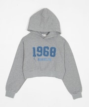 グラフィックショートプルパーカー