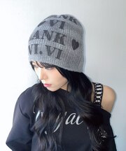 ロゴスプレープリントビーニー