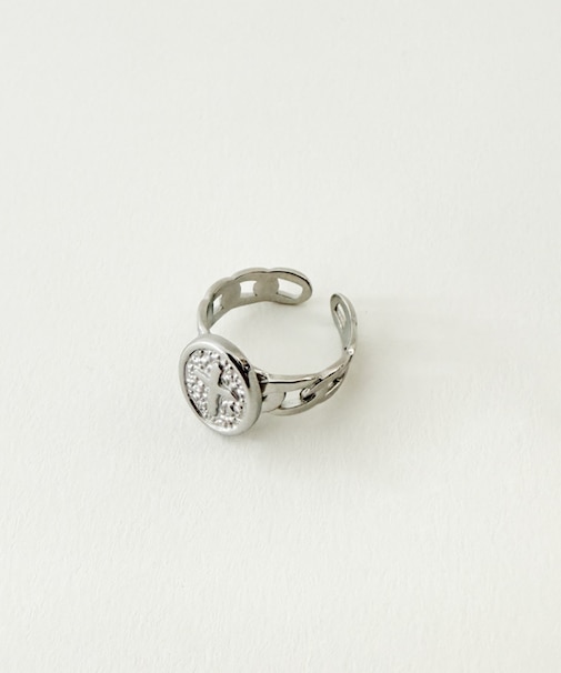 Lステンレスモチーフリング1