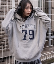 グラフィックビッグプルパーカー