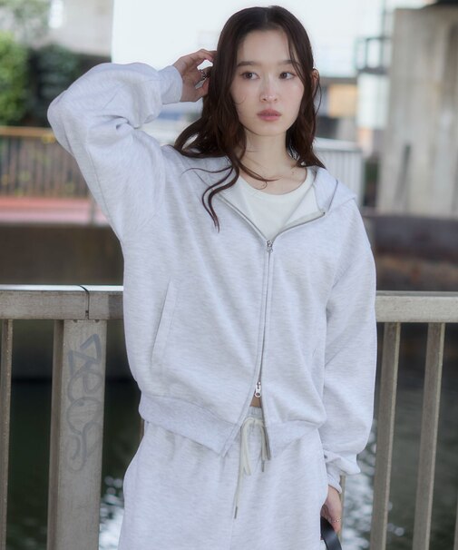 ボンディングZIPパーカー