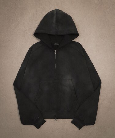 ショートZIPパーカー