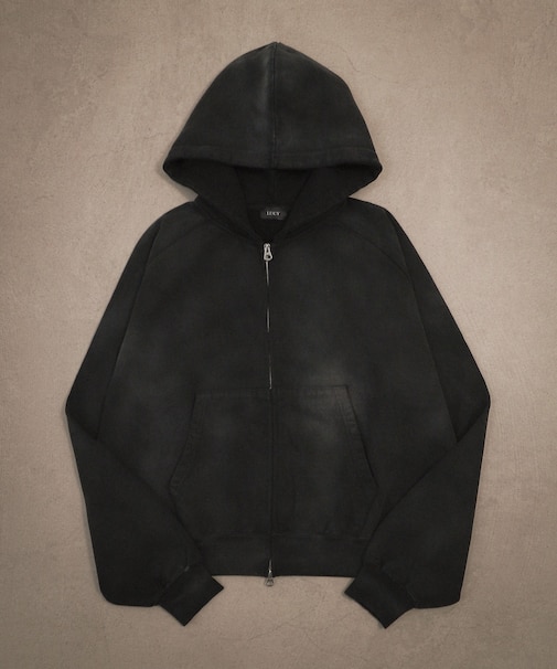 ショートZIPパーカー