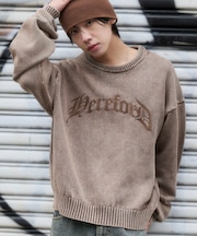 ブリーチニットグラフィックプルオーバー