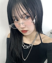 チャームリムレスアイウェア