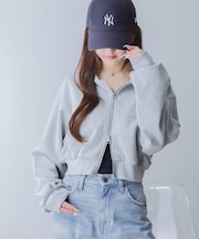 ショートZIPパーカー