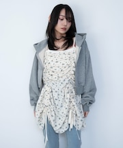 ドロストデザインキャミワンピース