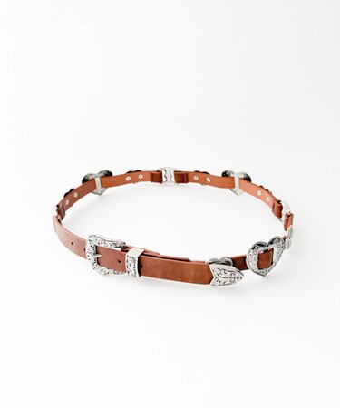 Lハートコンチョデザインベルト