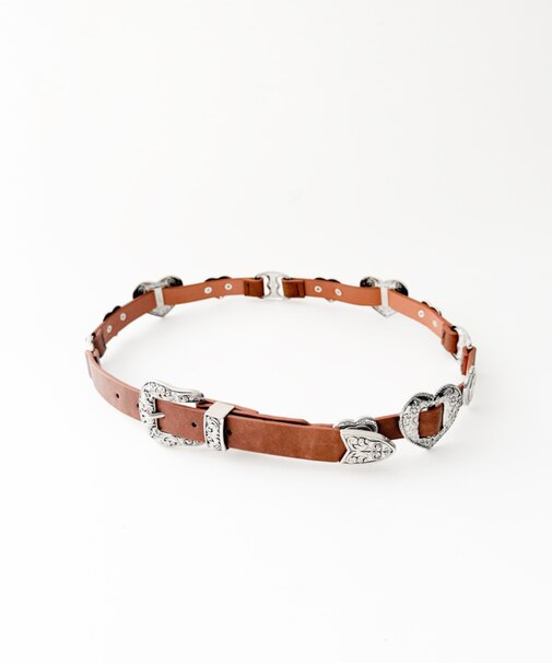 Lハートコンチョデザインベルト