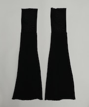 シアー切替デザインレッグカバー