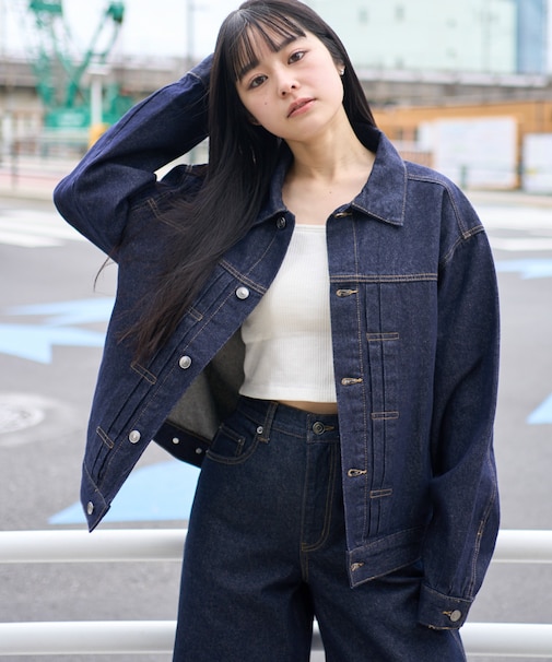リジットデニムジャケット