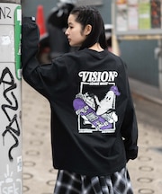 別注VISIONゴーストスケーターグラフィックT(LS)