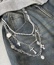 Lジャラモチーフウォレットチェーン