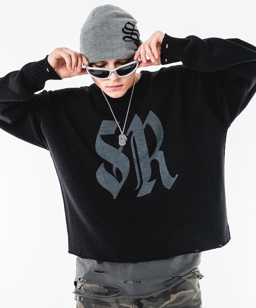 ビッグロゴニットプルオーバー